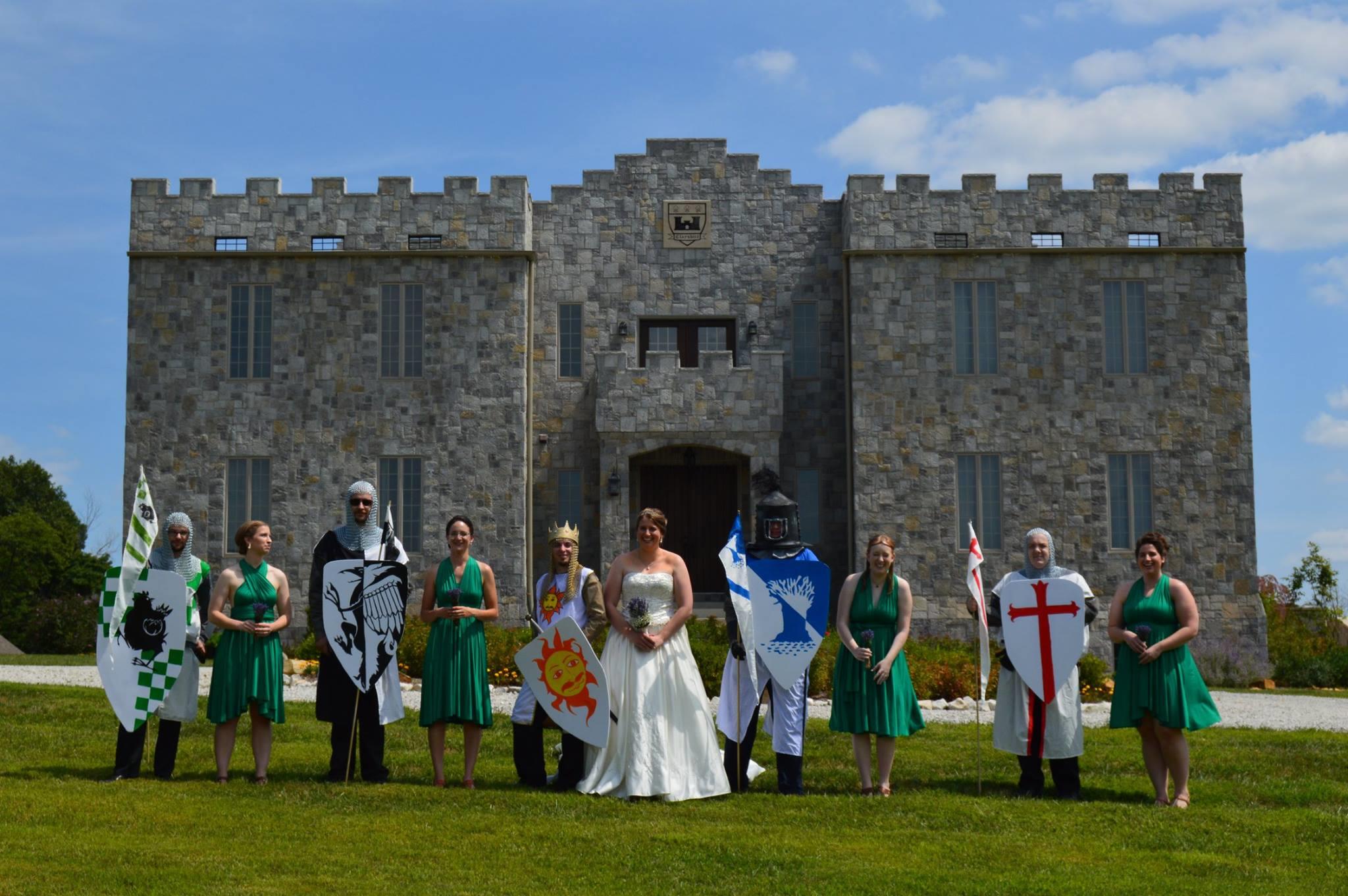 holy grail wedding party